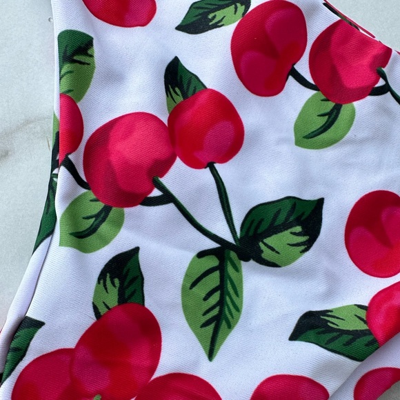 Like New Cherry 🍒 Bikini Size Small swimsuit set - Picture 7 of 9
